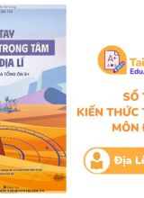 Sổ tay kiến thức trọng tâm Môn Địa Lí 12 Địa Lí Thầy Tài PDF